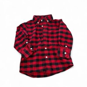 Toddler plaid button up shirt j crew 2t